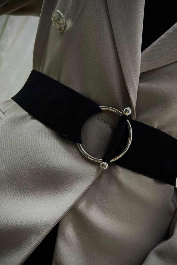 Elastic Belt With Ring And Halter Buckle - Producer: Fiori - Wholesale Women Clothes - TheBS Women