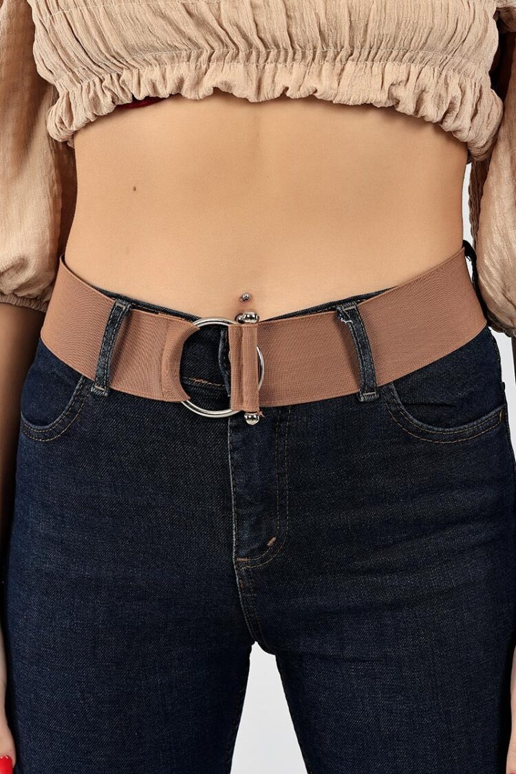 Elastic Belt With Ring And Halter Buckle - Producer: Fiori - Wholesale Women Clothes - TheBS Women