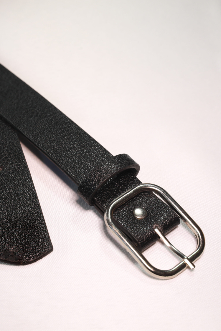 Basic Belt With Rectangular Buckle - Producer: Fiori - Wholesale Women Clothes - TheBS Women