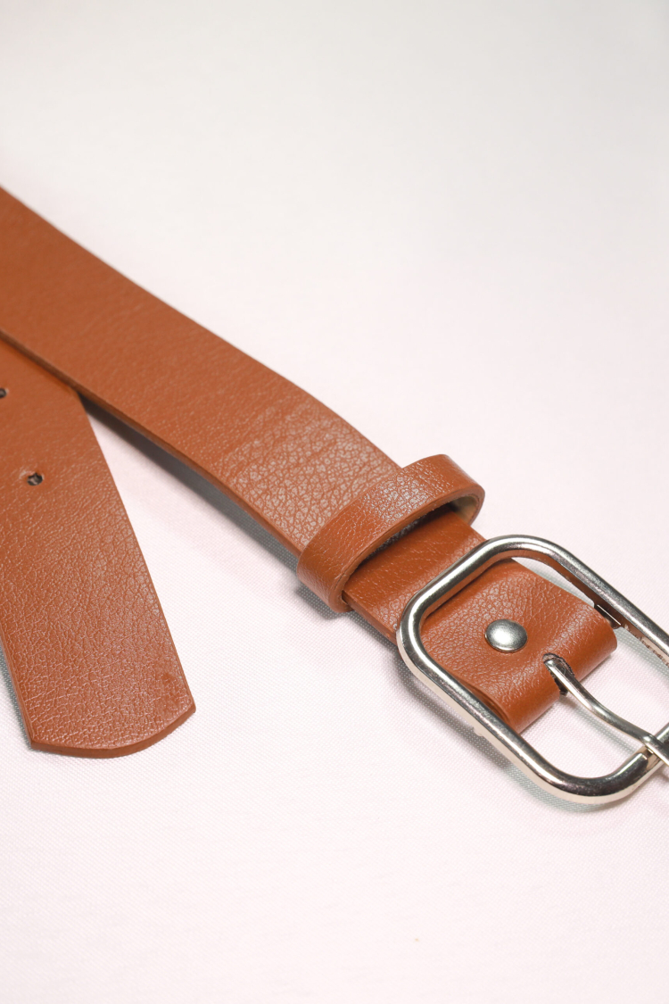 Basic Belt With Rectangular Buckle - Producer: Fiori - Wholesale Women Clothes - TheBS Women