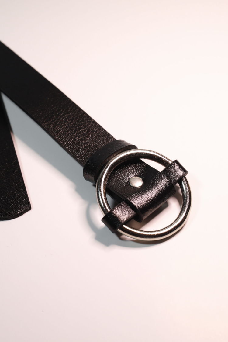 Basic Women's Belt With Ring Buckle - Producer: Fiori - Wholesale Women Clothes - TheBS Women
