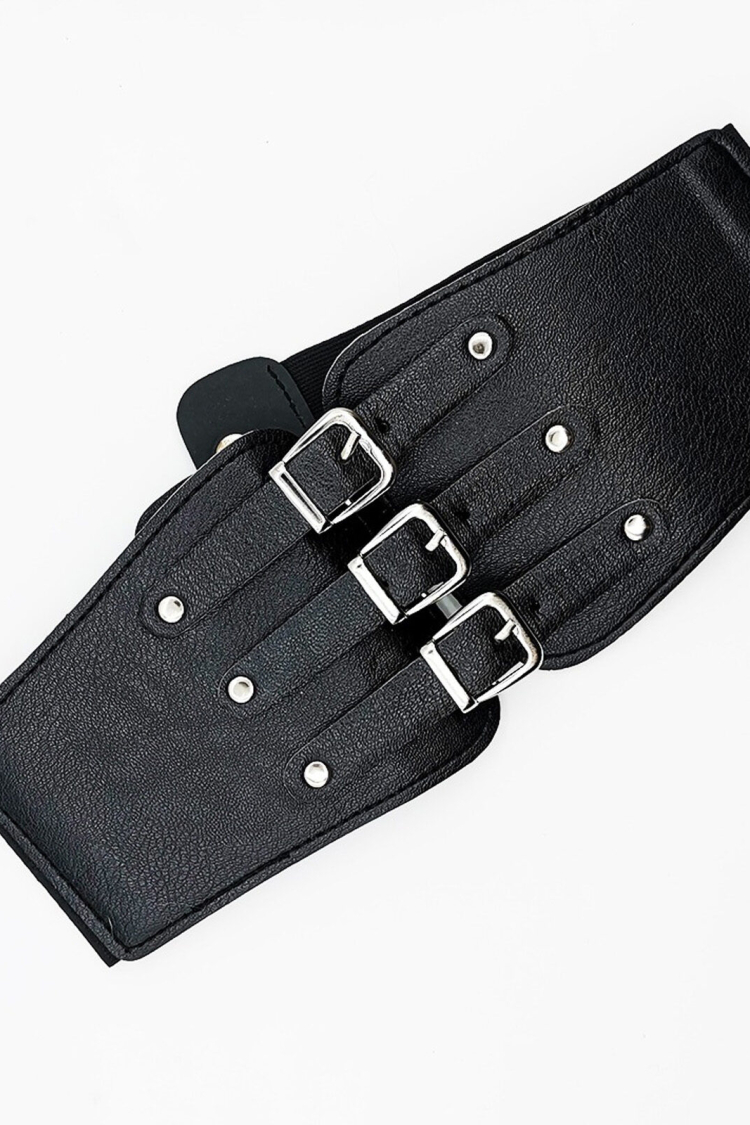 Elastic Women's Belt With Three Buckles - Producer: Fiori - Wholesale Women Clothes - TheBS Women