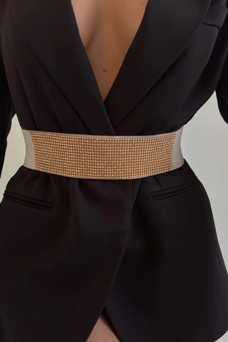 Stoned Elastic Belt - Producer: Fiori - Wholesale Women Clothes - TheBS Women