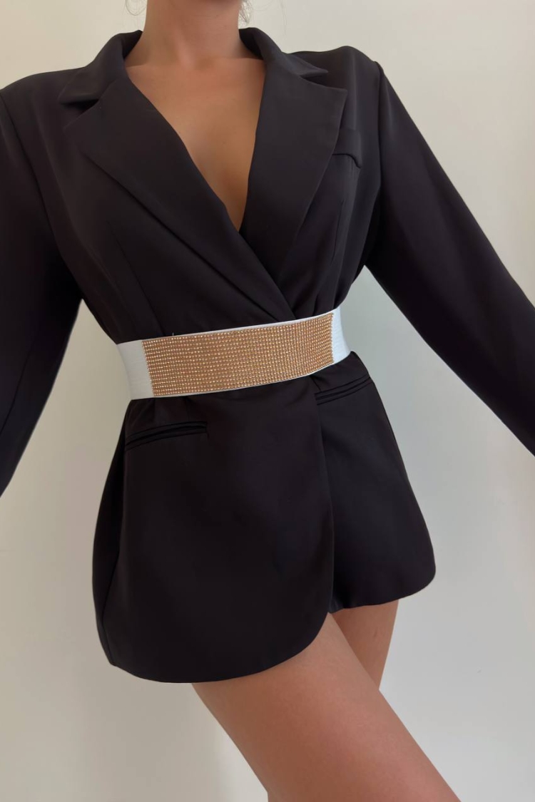 Stoned Elastic Belt - Producer: Fiori - Wholesale Women Clothes - TheBS Women