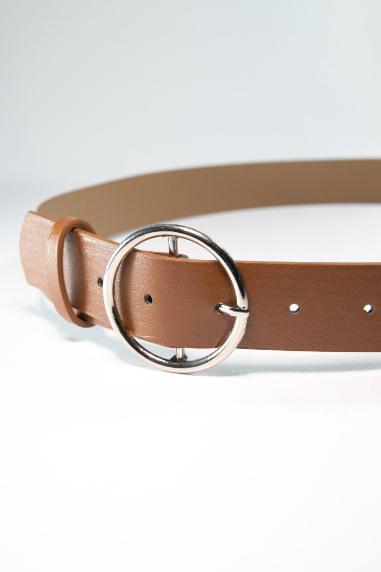 Women's Belt With Round Buckle - Producer: Fiori - Wholesale Women Clothes - TheBS Women