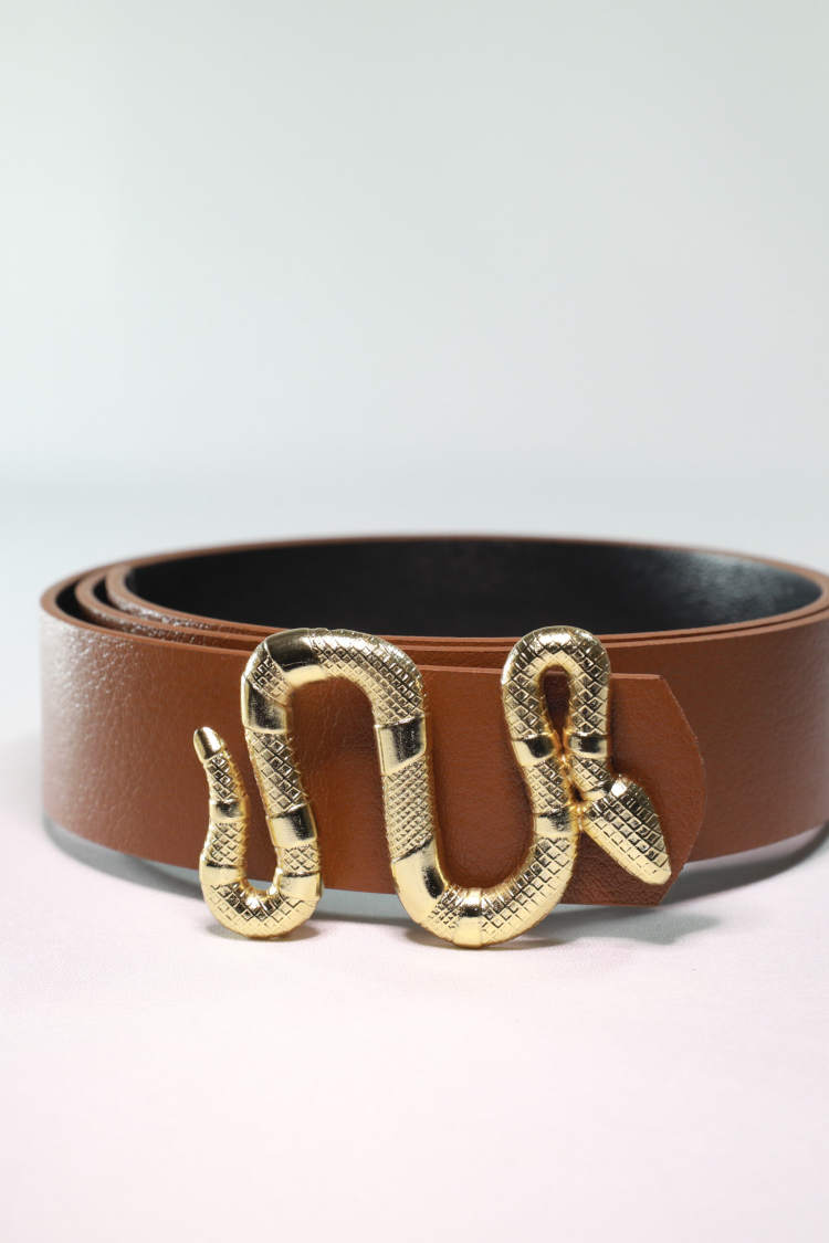 Women's Belt With Snake Buckle - Producer: Fiori - Wholesale Women Clothes - TheBS Women