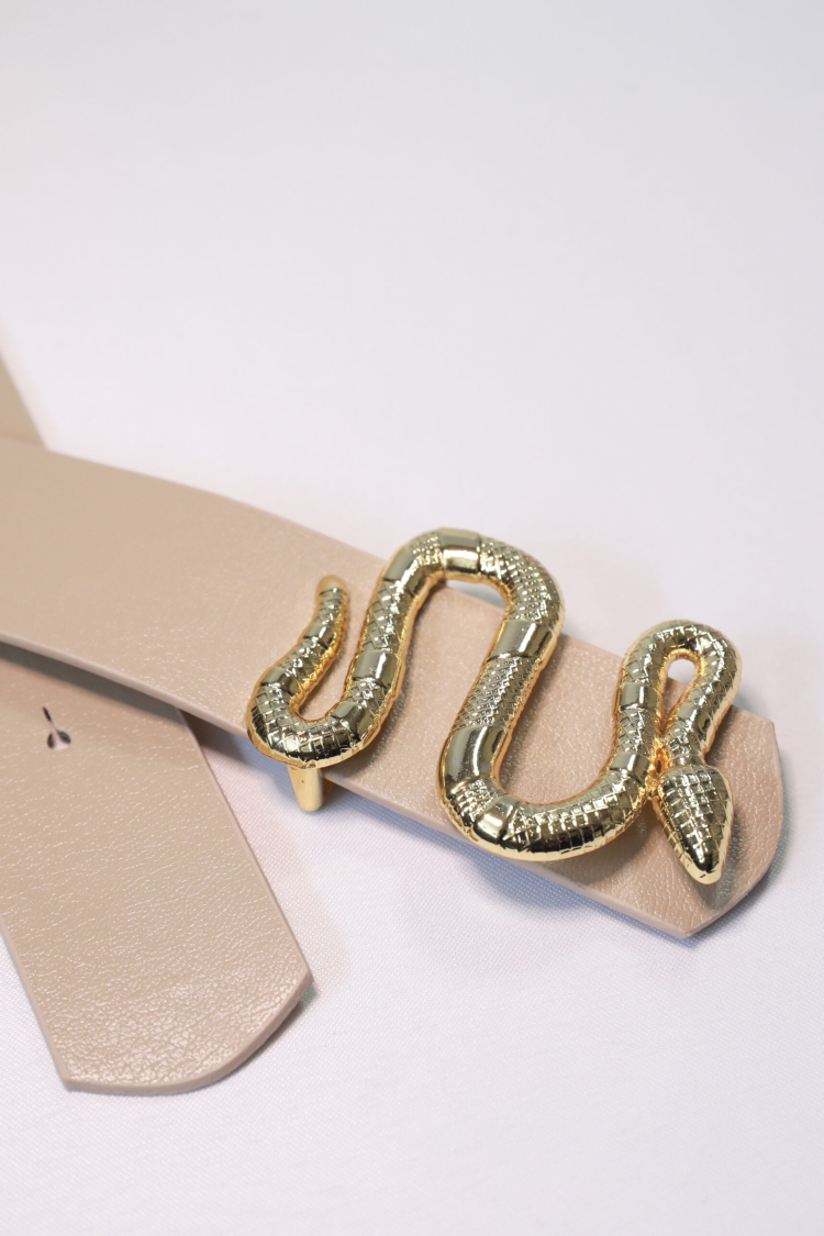 Women's Belt With Snake Buckle - Producer: Fiori - Wholesale Women Clothes - TheBS Women