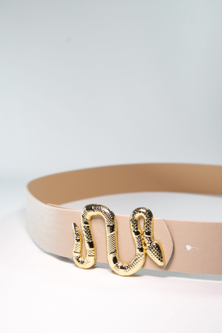Women's Belt With Snake Buckle - Producer: Fiori - Wholesale Women Clothes - TheBS Women