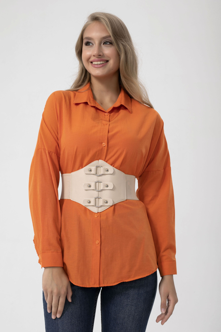 Corset Elastic Women's Belt With Ring Detail - Producer: Fiori - Wholesale Women Clothes - TheBS Women