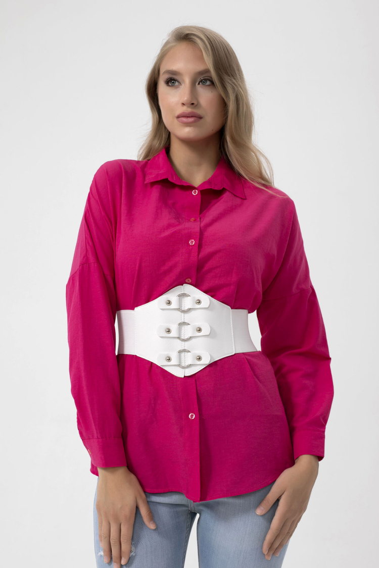 Corset Elastic Women's Belt With Ring Detail - Producer: Fiori - Wholesale Women Clothes - TheBS Women