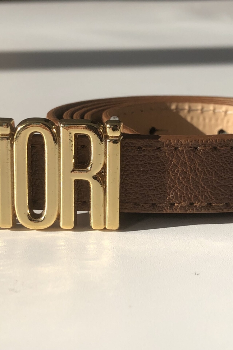 Fiori Written Thin Women's Belt - Producer: Fiori - Wholesale Women Clothes - TheBS Women