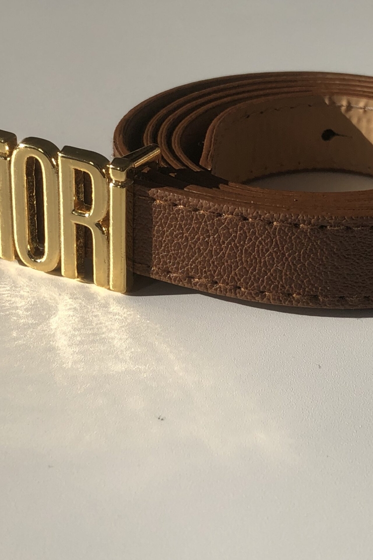 Fiori Written Thin Women's Belt - Producer: Fiori - Wholesale Women Clothes - TheBS Women