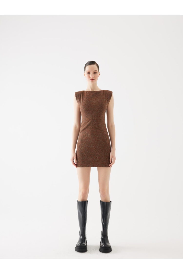 PaddedKnitwear Mini Dress - Brand: Juste - Women & Kids, Baby Clothes Wholesale - TheBS Women