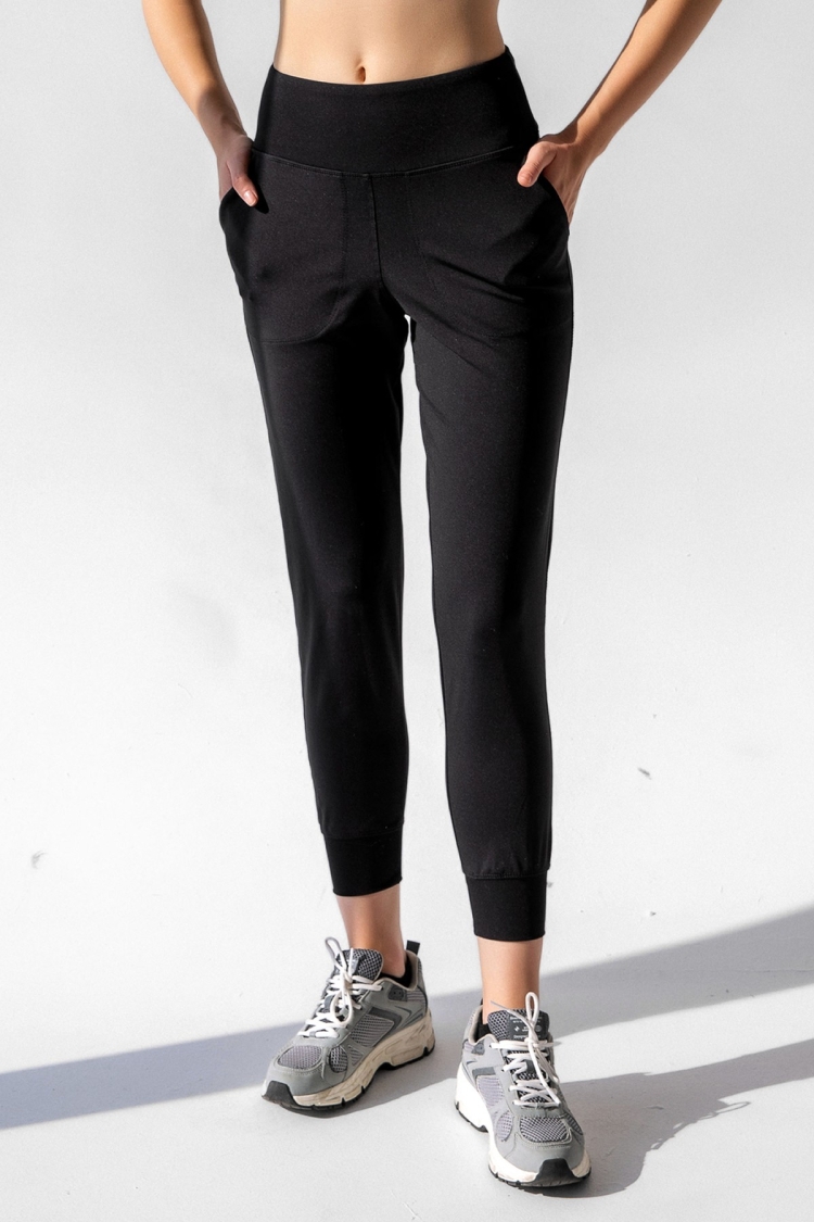 High Waist Pocket Jogger Sweatpants - Brand: la & vetta - Women & Kids, Baby Clothes Wholesale - TheBS Women