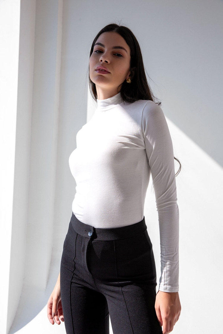 High Collar Bodysuit - Brand: la & vetta - Women & Kids, Baby Clothes Wholesale - TheBS Women