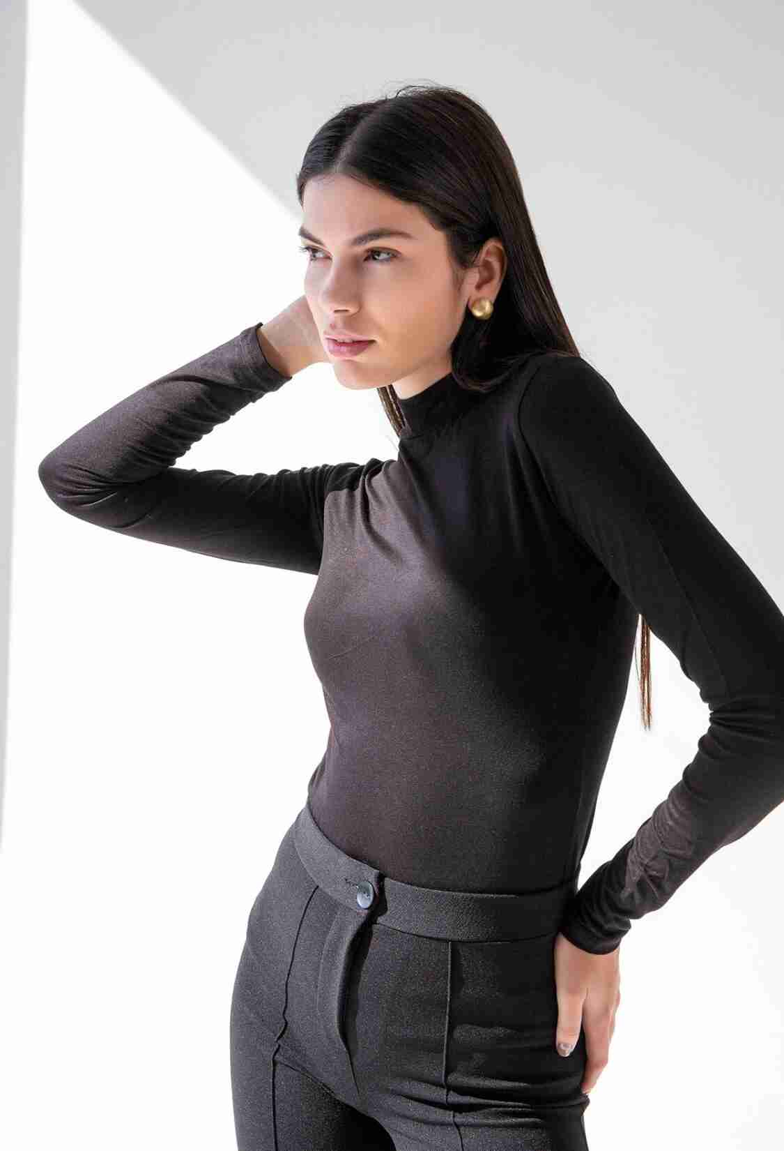 High Collar Bodysuit - Brand: la & vetta - Women & Kids, Baby Clothes Wholesale - TheBS Women