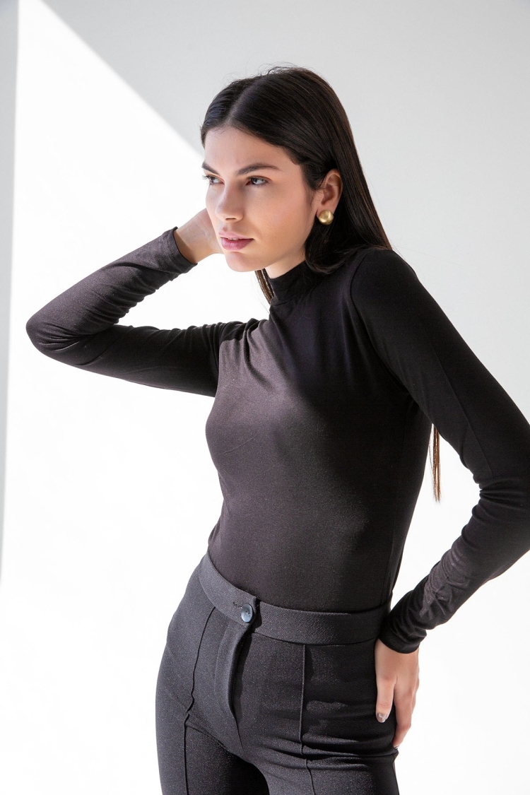 High Collar Bodysuit - Brand: la & vetta - Women & Kids, Baby Clothes Wholesale - TheBS Women