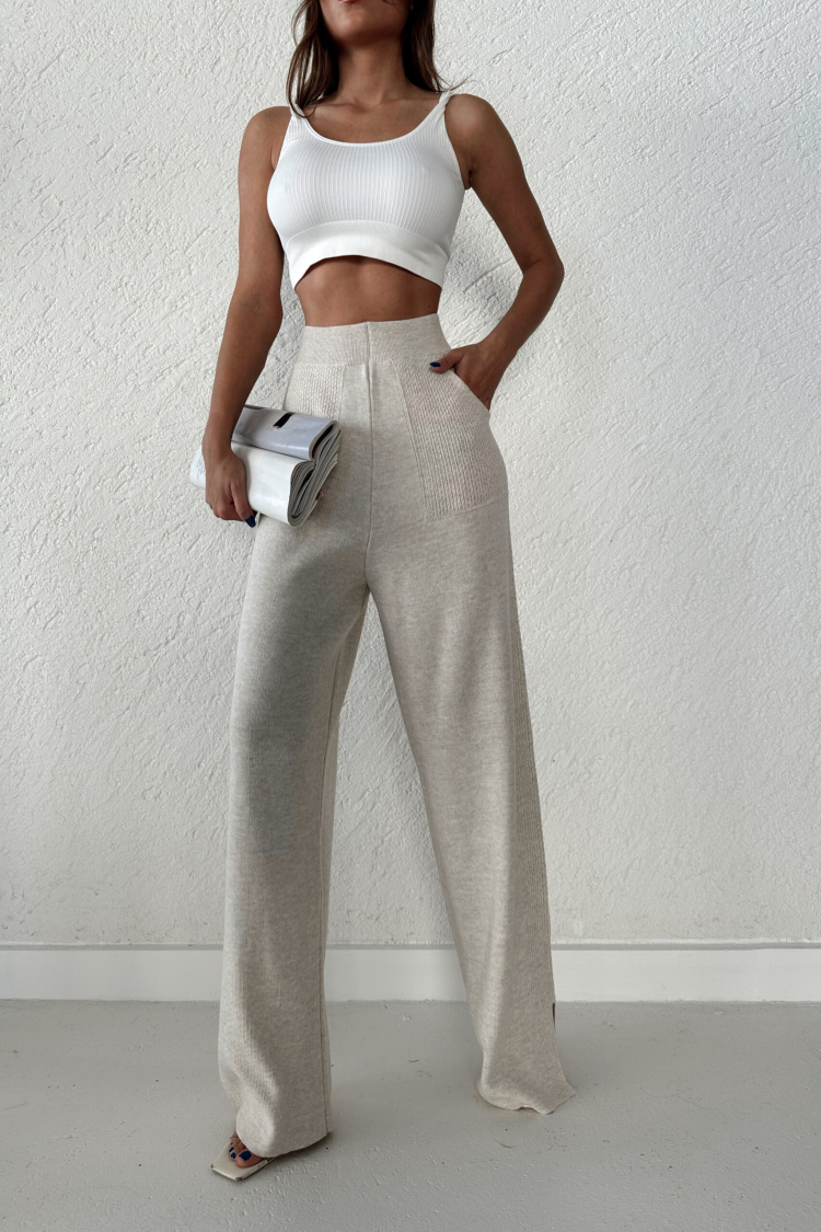 Patterned Trousers With Pockets - Producer: My Fashion - Wholesale Women Clothes - TheBS Women