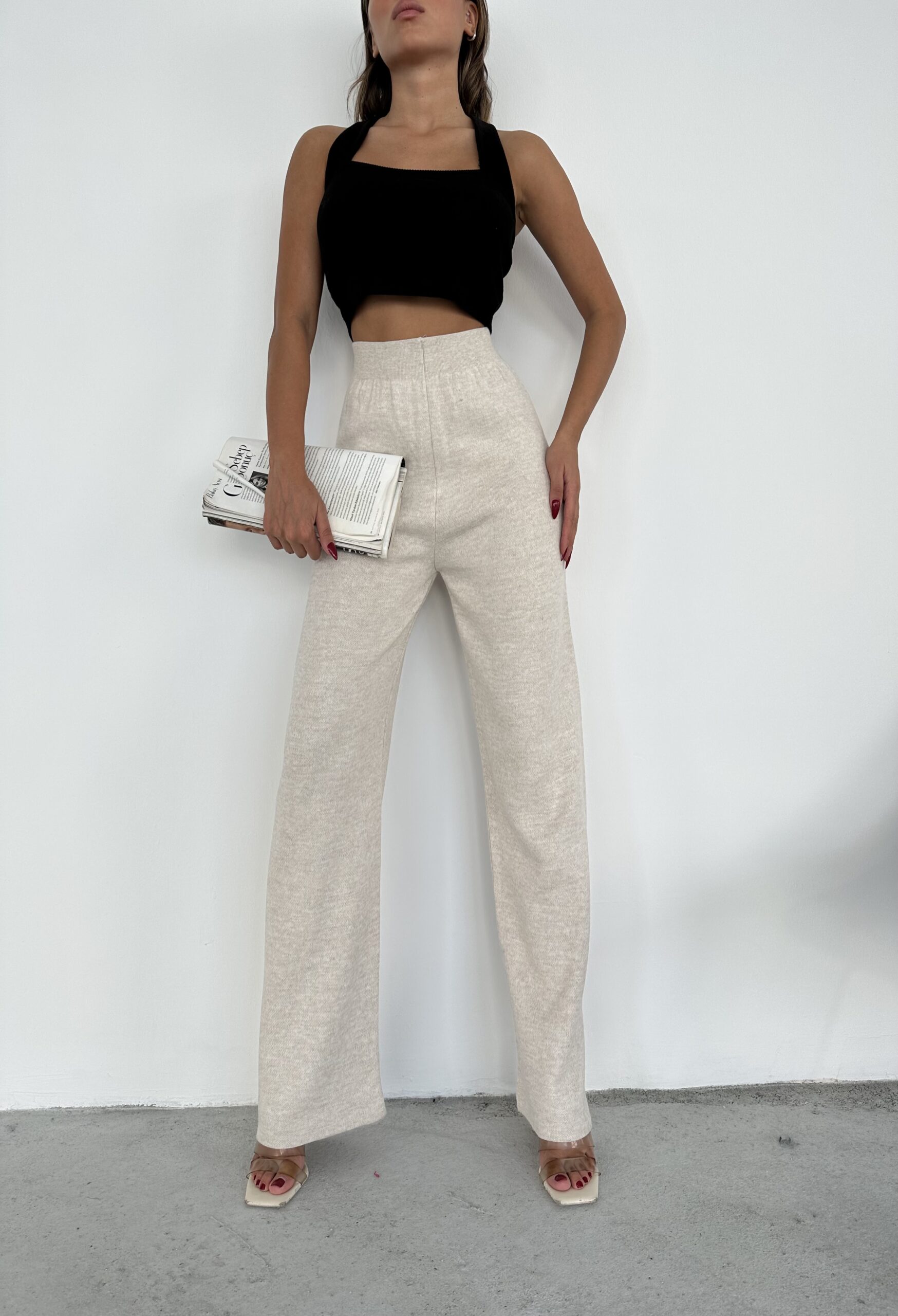 Stringless Plain Basic Trousers - Producer: My Fashion - Wholesale Women Clothes - TheBS Women