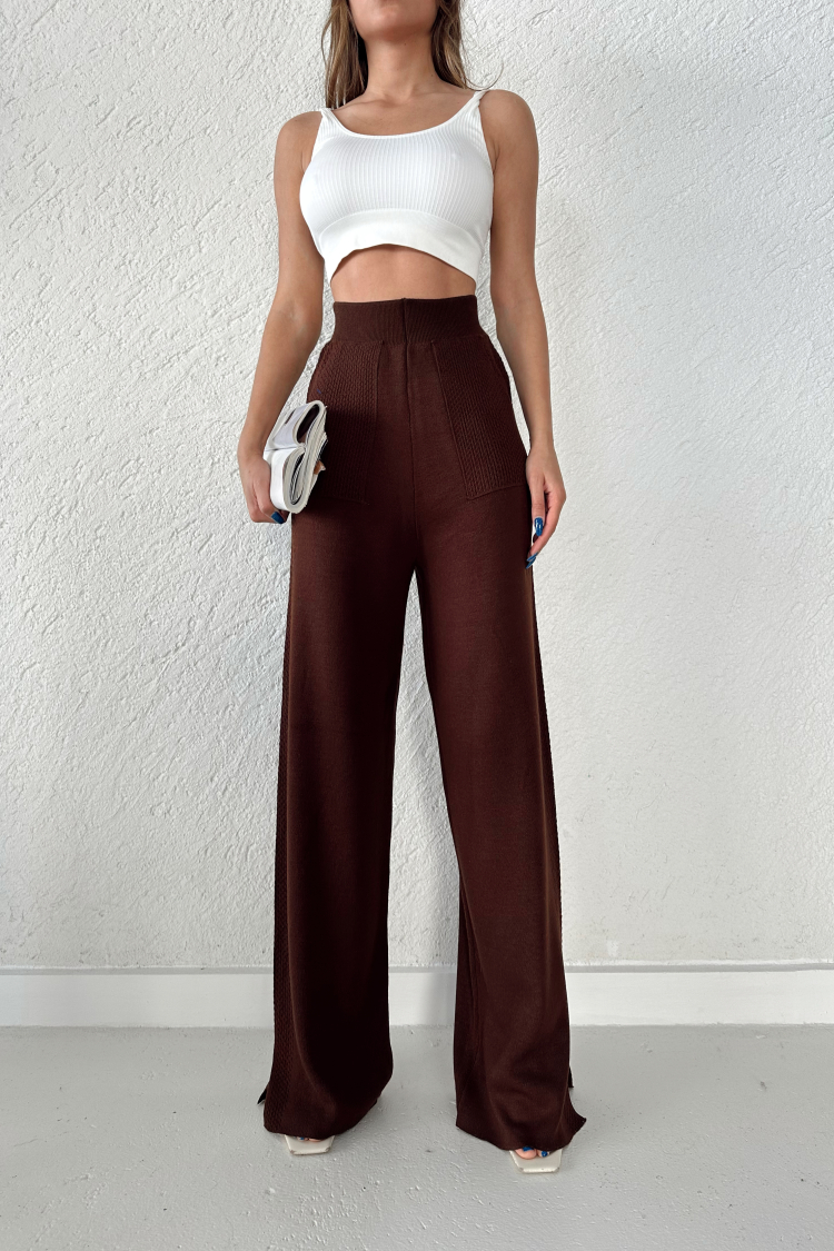 Patterned Trousers With Pockets - Producer: My Fashion - Wholesale Women Clothes - TheBS Women