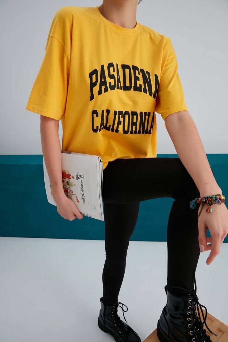 Pasadena Print T-shirt - Producer: My Fashion - Wholesale Women Clothes - TheBS Women