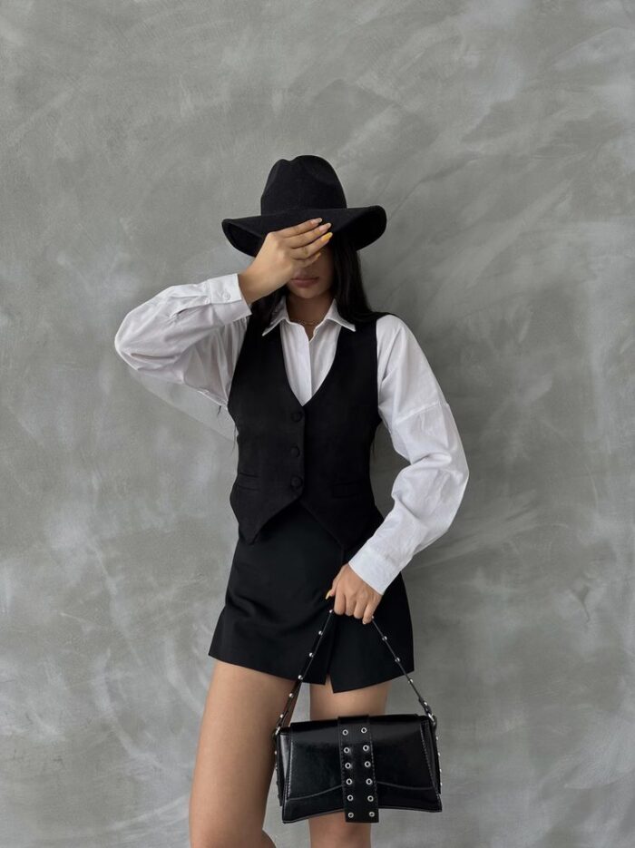 Suede Vest - Producer: Topshow - Wholesale Women Clothes - TheBS Women