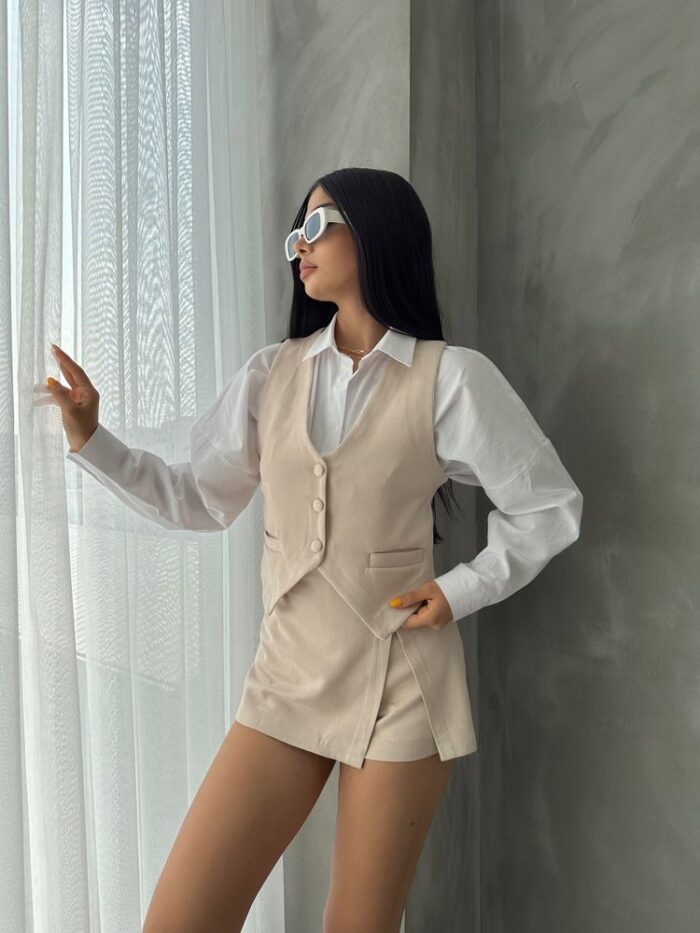 Suede Vest - Producer: Topshow - Wholesale Women Clothes - TheBS Women
