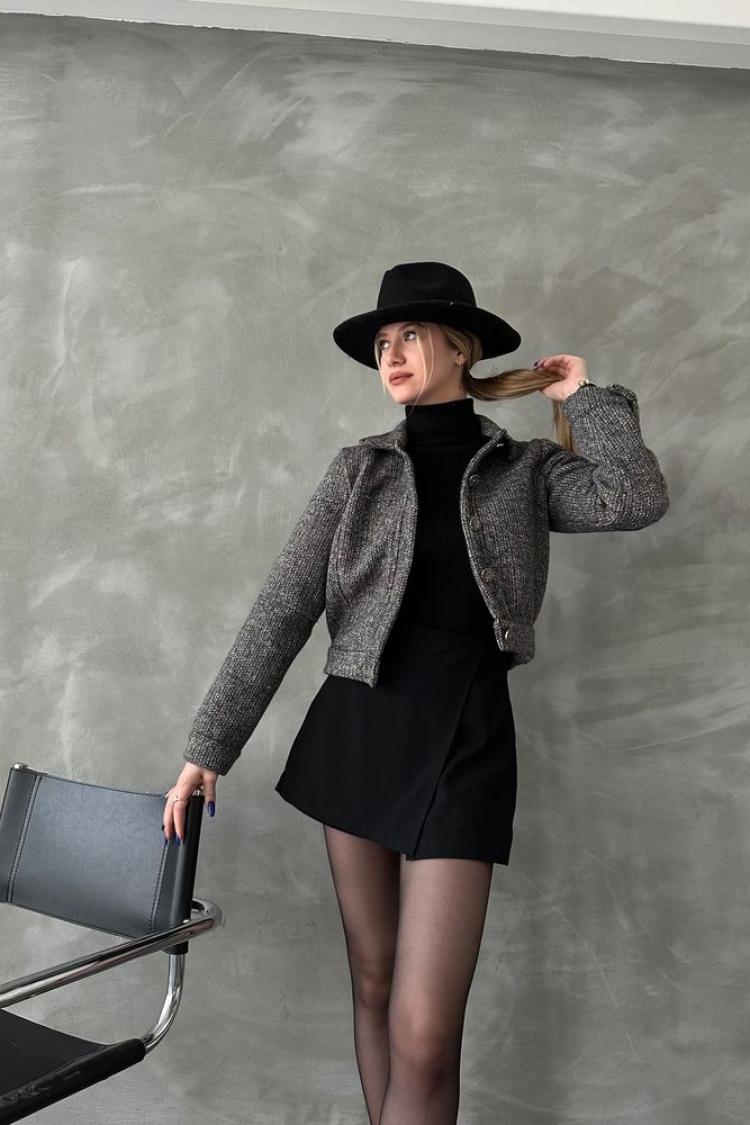 Buttoned Bowl Coat - Producer: Topshow - Wholesale Women Clothes - TheBS Women