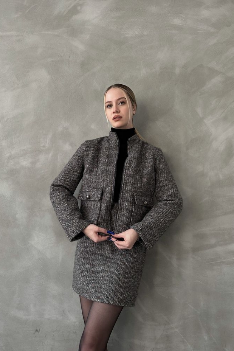 Zippered Bowl Coat - Producer: Topshow - Wholesale Women Clothes - TheBS Women