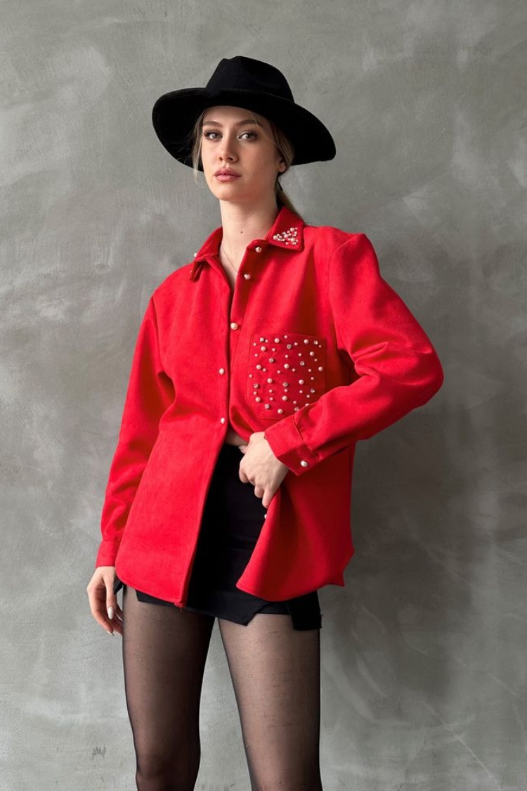 Pocket Tassel Shirt - Producer: Topshow - Wholesale Women Clothes - TheBS Women