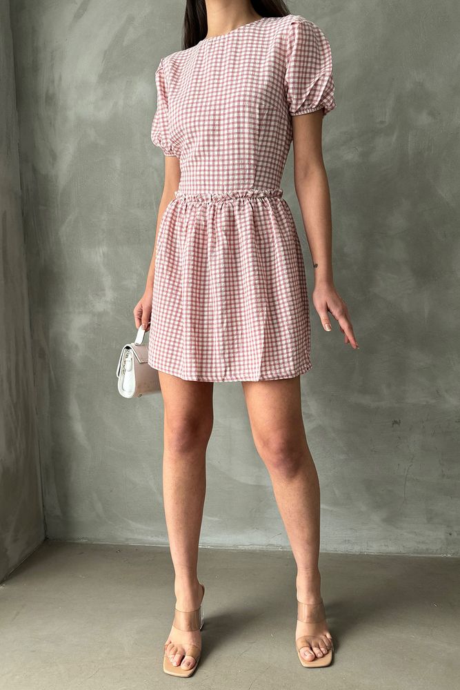 Powder Crew Neck Dress - Producer: Topshow - Wholesale Women Clothes - TheBS Women