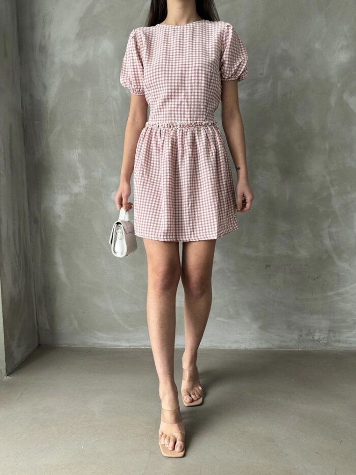 Powder Crew Neck Dress - Producer: Topshow - Wholesale Women Clothes - TheBS Women