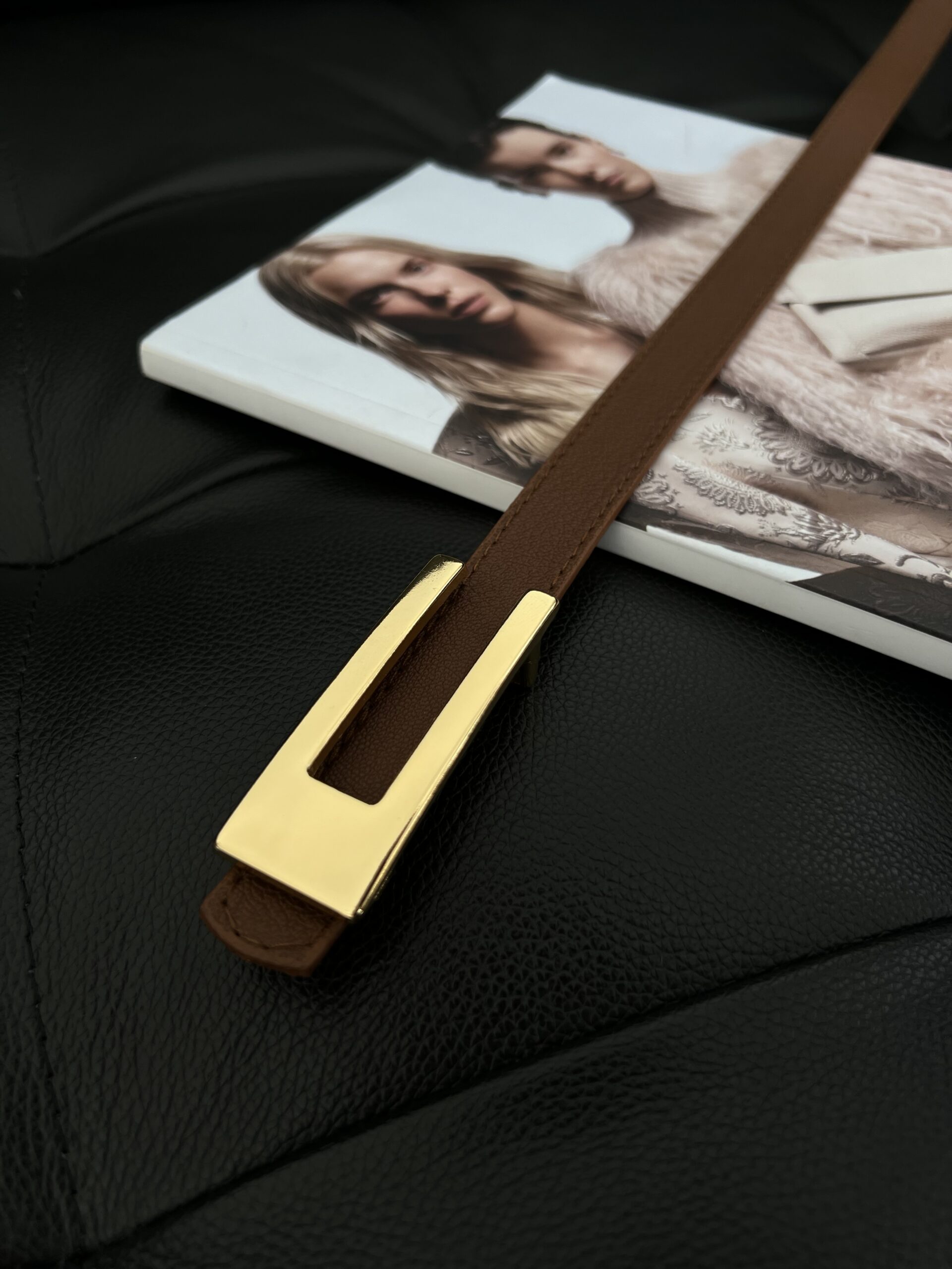 Thin Women's Belt With Design Buckle - Brand: Fiori - Women & Kids, Baby Clothes Wholesale - TheBS Women