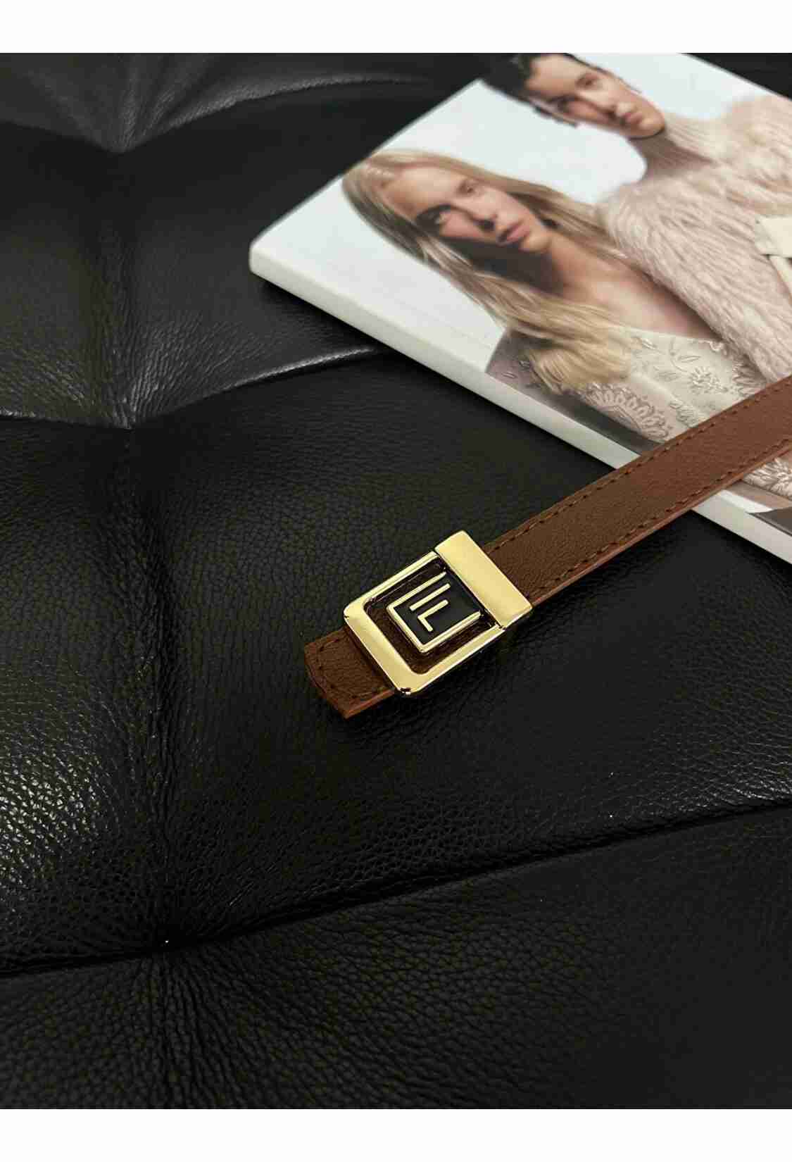 Thin Women's Belt With F Logo - Brand: Fiori - Women & Kids, Baby Clothes Wholesale - TheBS Women