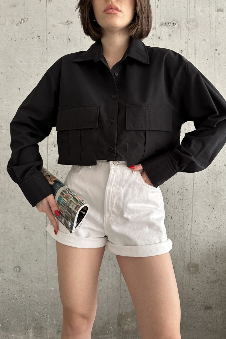 Shirt With Bellow Pocket - Brand: My Fashion - Women & Kids, Baby Clothes Wholesale - TheBS Women