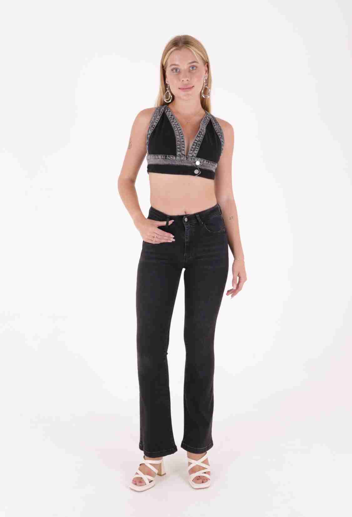 Jeans - Anthracite - Brand: XLove - Women & Kids, Baby Clothes Wholesale - TheBS Women
