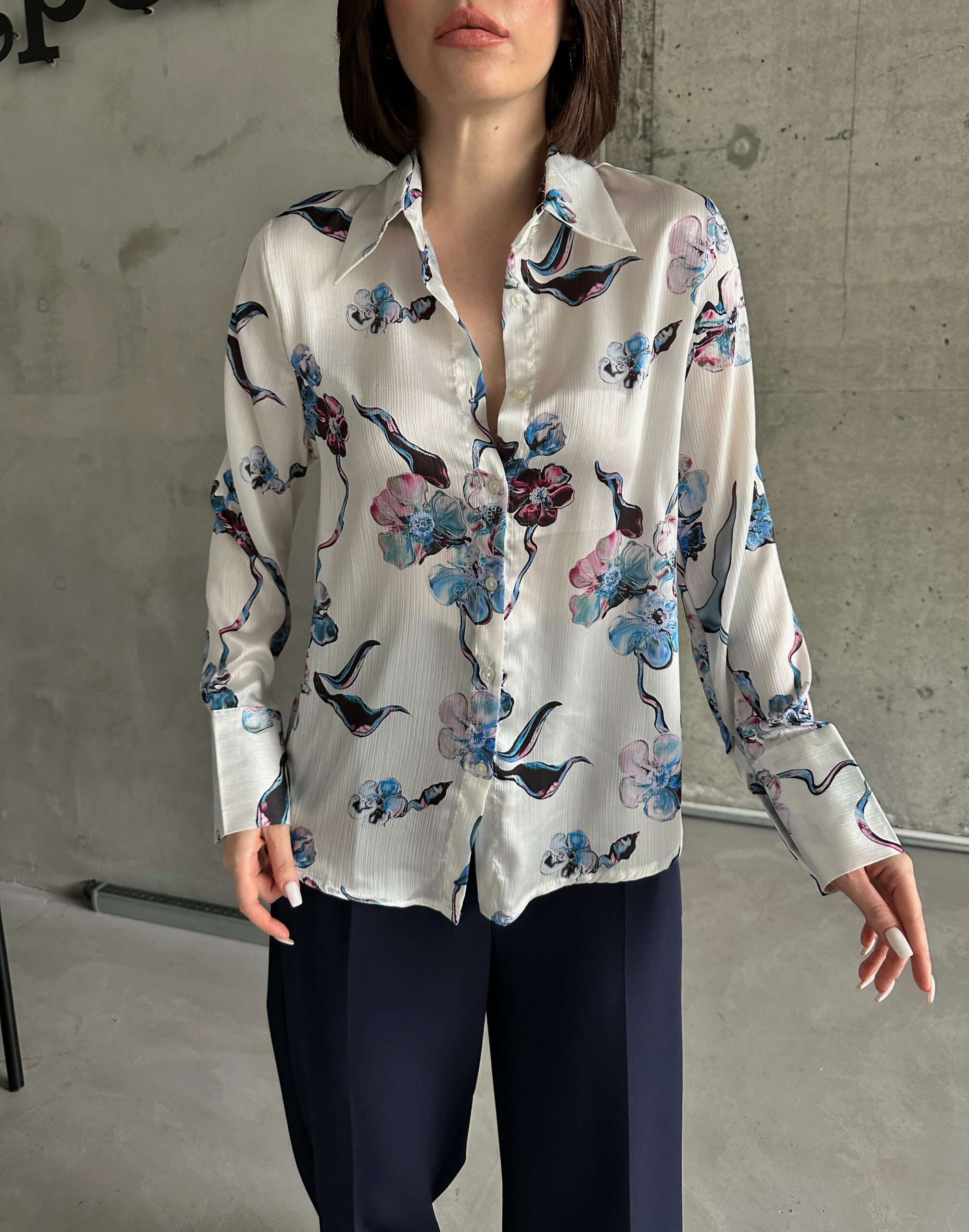 rose Pattern Shirt - Brand: My Fashion - Women & Kids, Baby Clothes Wholesale - TheBS Women