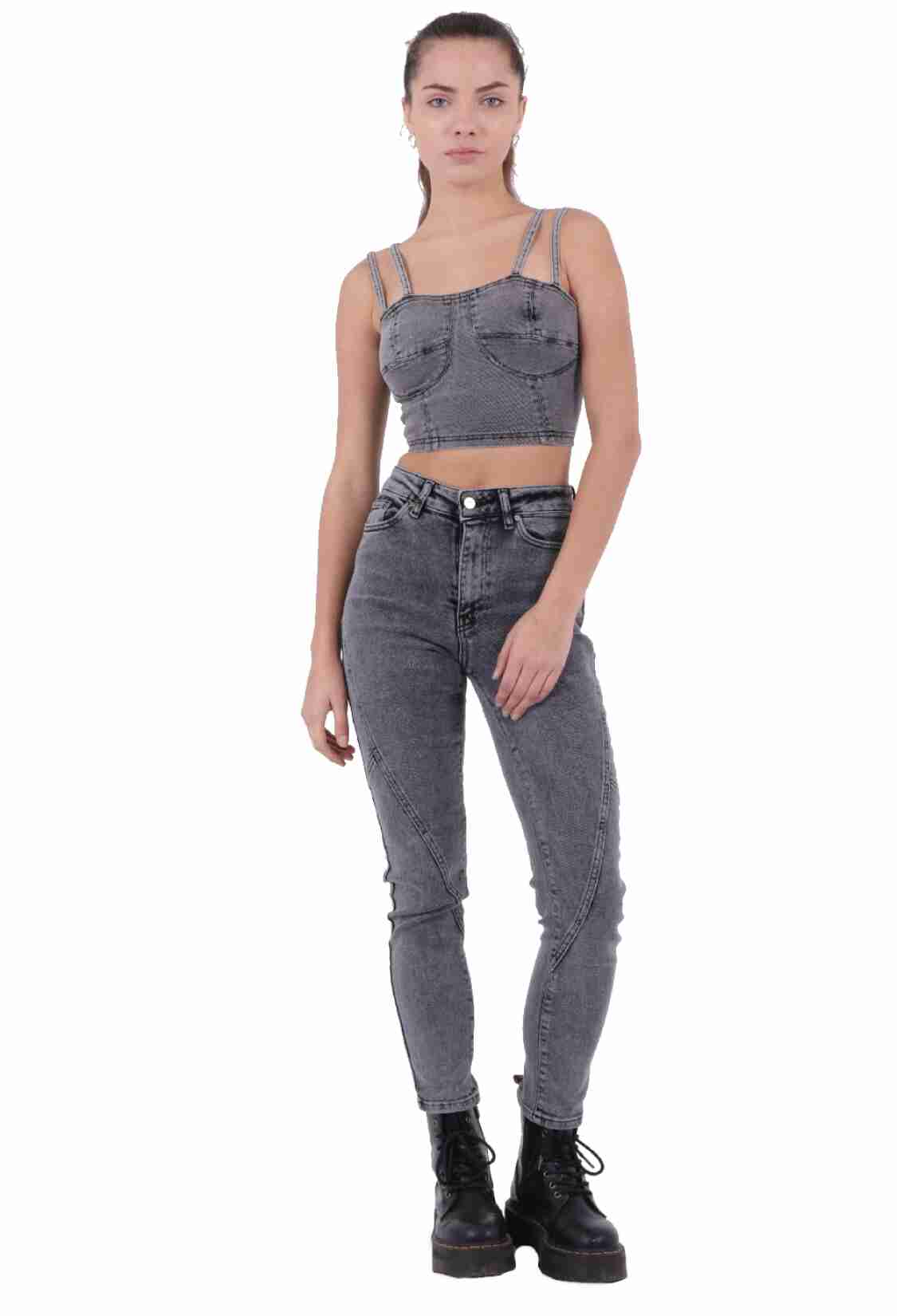 Jeans - Gray - Brand: XLove - Women & Kids, Baby Clothes Wholesale - TheBS Women