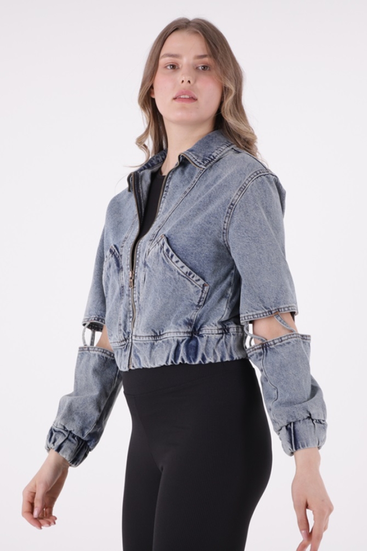 Denim Jacket - Blue - Brand: XLove - Women & Kids, Baby Clothes Wholesale - TheBS Women