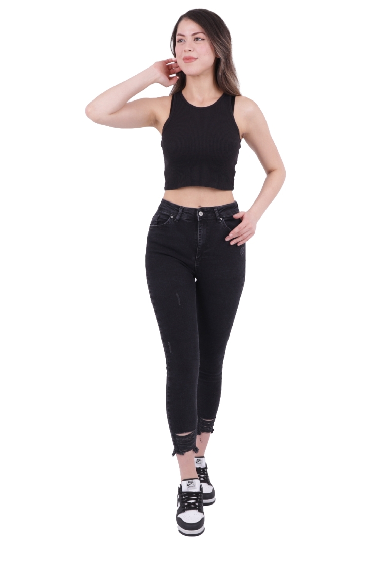 Jeans - Anthracite - Brand: XLove - Women & Kids, Baby Clothes Wholesale - TheBS Women
