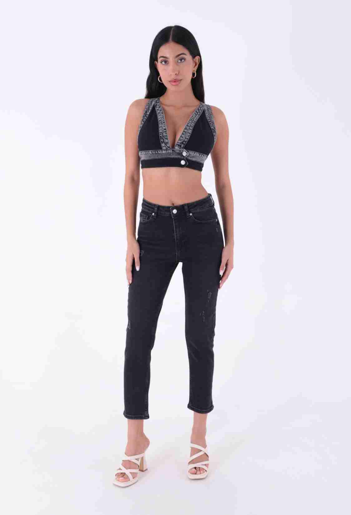 Jeans - Anthracite - Brand: XLove - Women & Kids, Baby Clothes Wholesale - TheBS Women