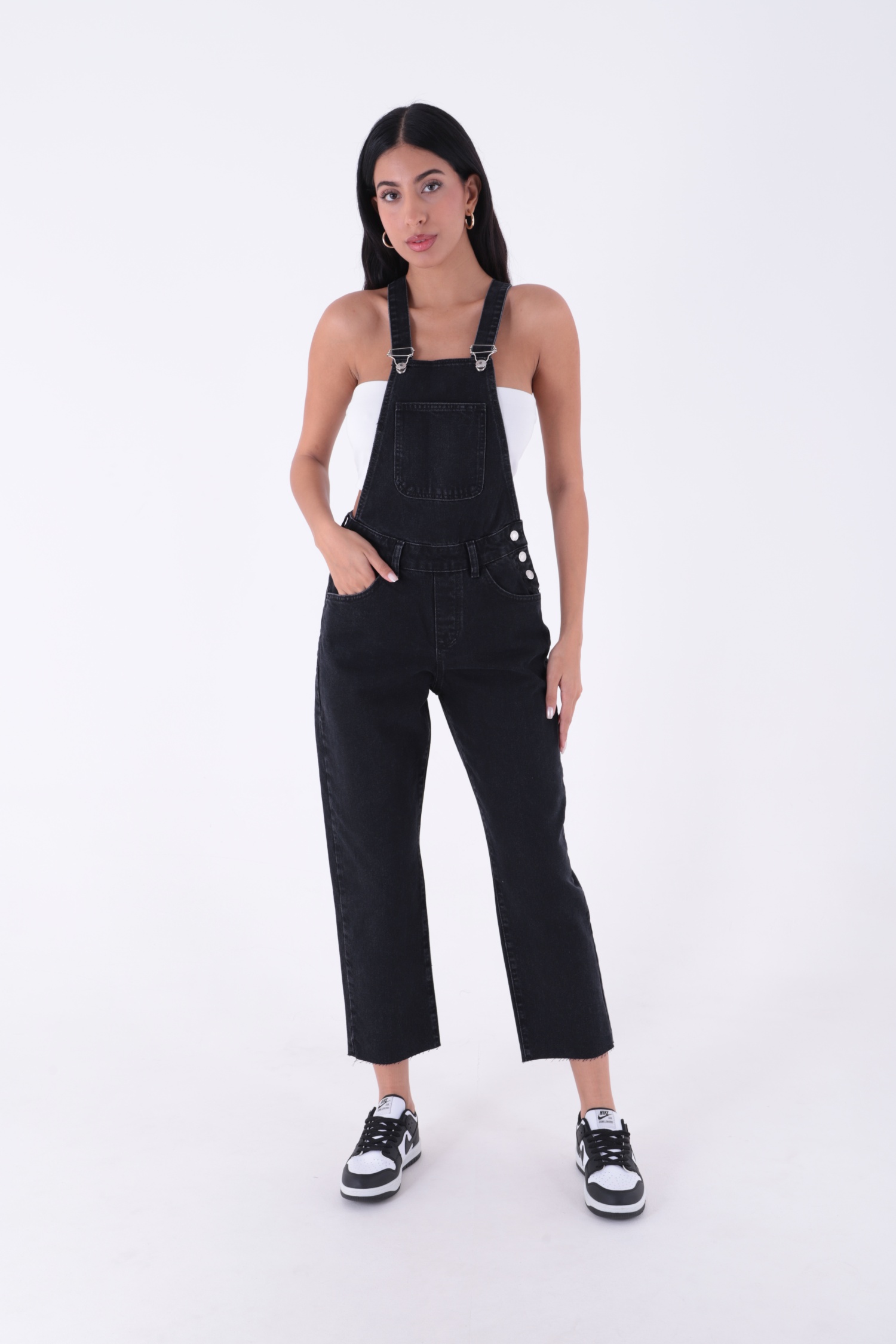 Denim Overalls - Anthracite - Brand: XLove - Women & Kids, Baby Clothes Wholesale - TheBS Women