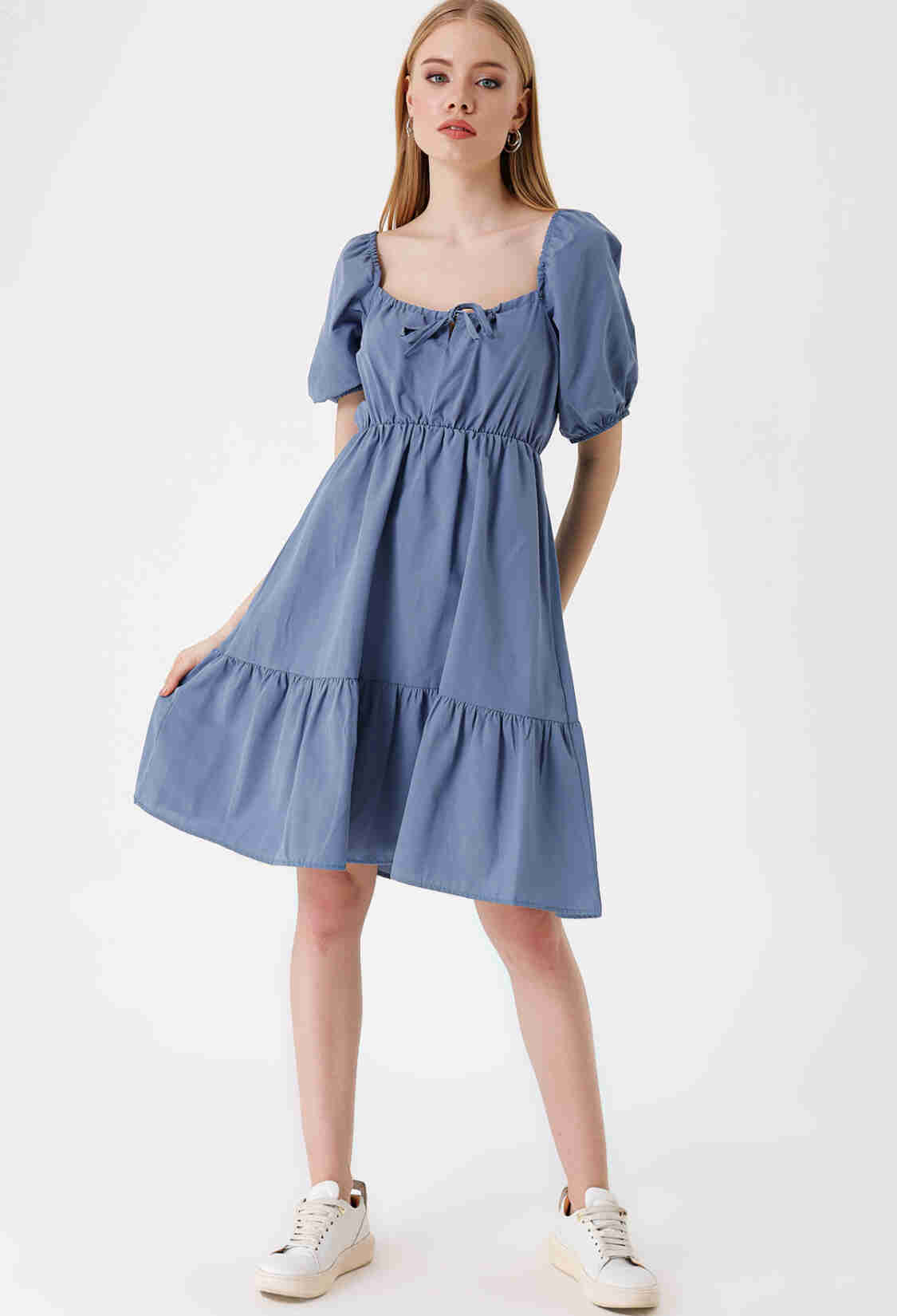 Flared Poplin Dress - Brand: Bigdart - Women & Kids, Baby Clothes Wholesale - TheBS Women