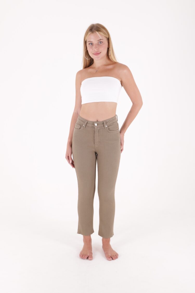 Tassel Finished High Waist Mom Fit Jean - Brand: XLove - Women & Kids, Baby Clothes Wholesale - TheBS Women