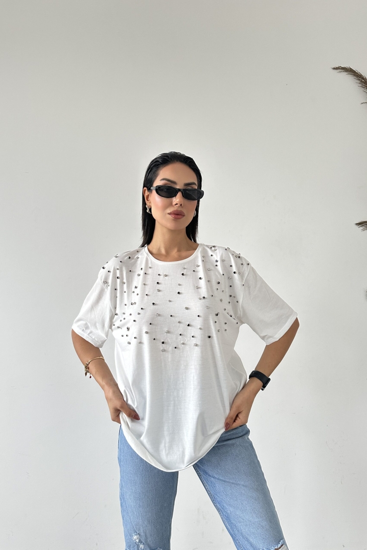 Shiny Stone T-shirt - Brand: Fiori - Women & Kids, Baby Clothes Wholesale - TheBS Women