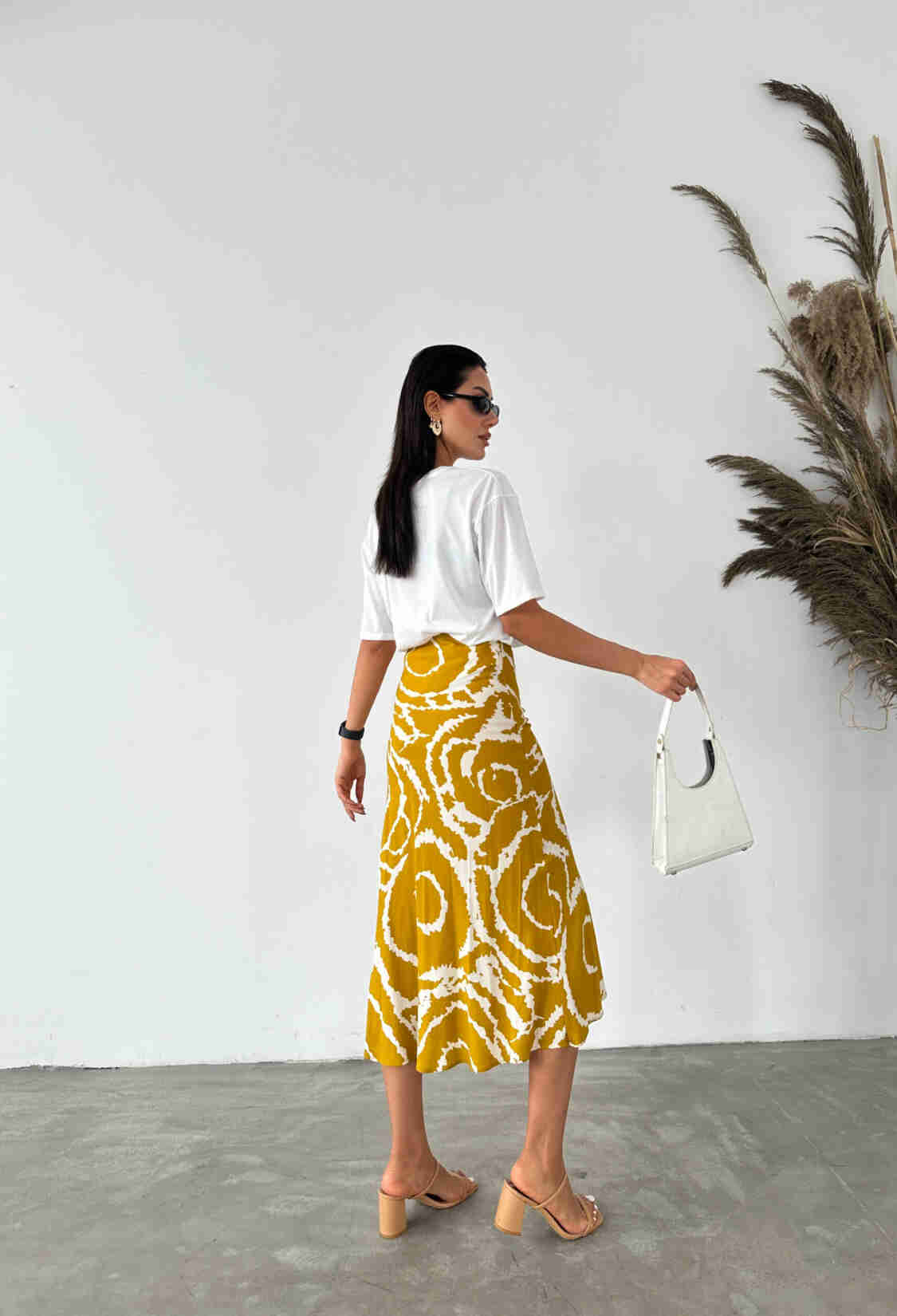 Ethnic Patterned Skirt With Elastic Waist - Brand: Fiori - Women & Kids, Baby Clothes Wholesale - TheBS Women