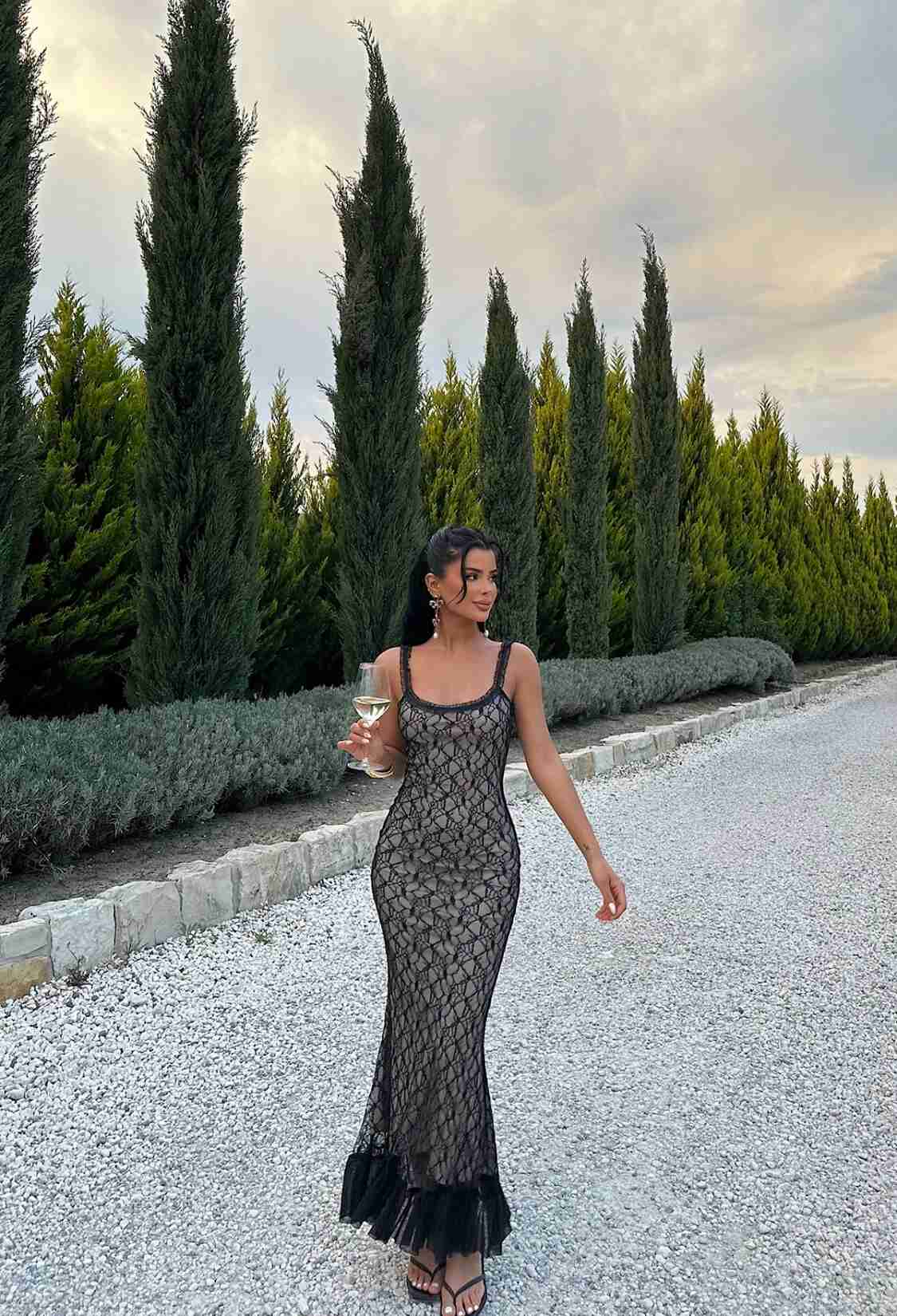 Black Strappy Long Dress - Brand: EYYO ATELIER - Women & Kids, Baby Clothes Wholesale - TheBS Women