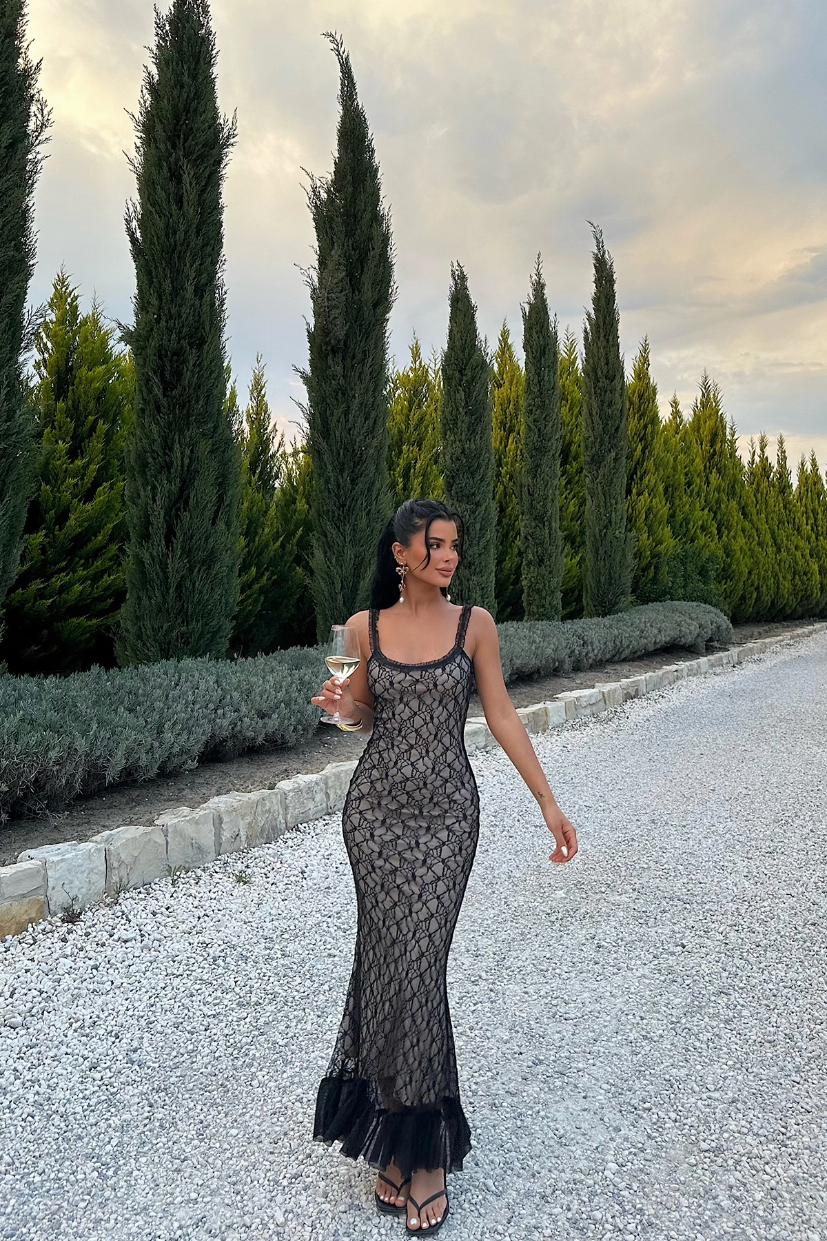 Black Strappy Long Dress - Brand: EYYO ATELIER - Women & Kids, Baby Clothes Wholesale - TheBS Women