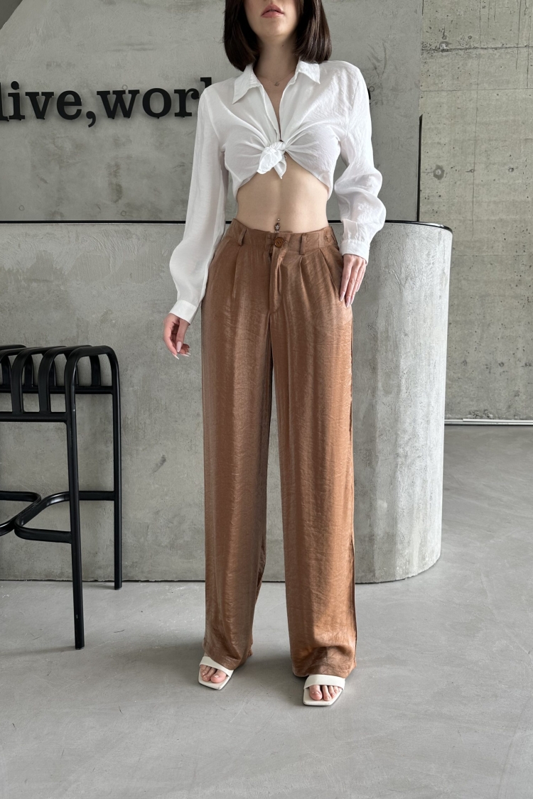 Lurex Woven Trousers - Brand: My Fashion - Women & Kids, Baby Clothes Wholesale - TheBS Women