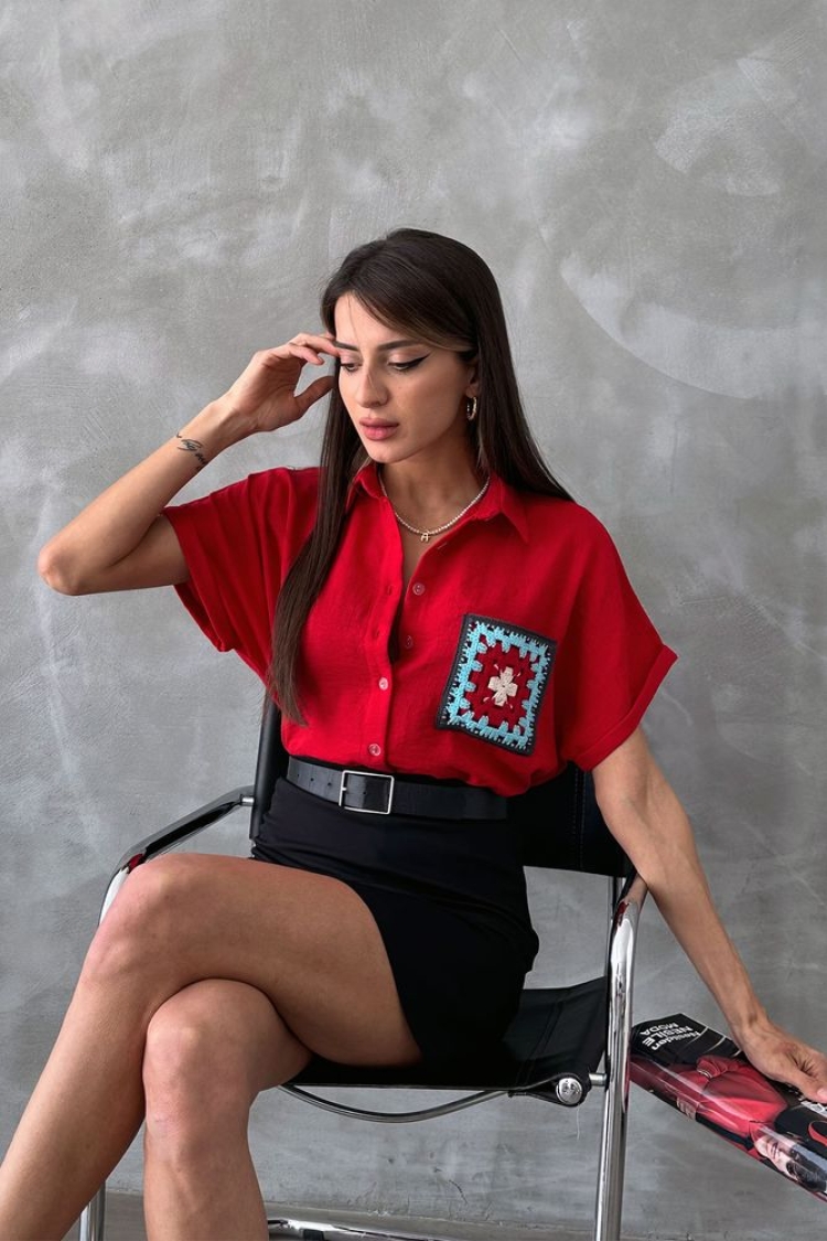 Floral Pocket Shirt - Brand: Topshow - Women & Kids, Baby Clothes Wholesale - TheBS Women